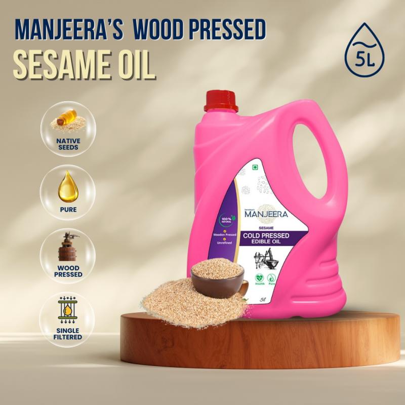 Manjeera’s Wood Pressed Sesame Oil