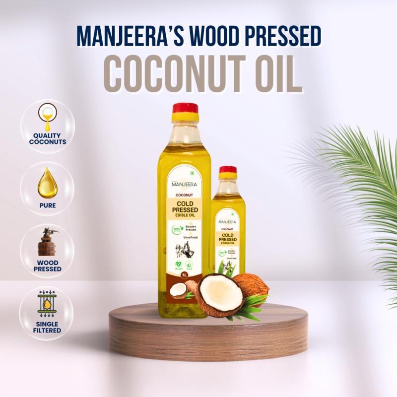 Manjeera’s Wood Pressed Coconut Oil