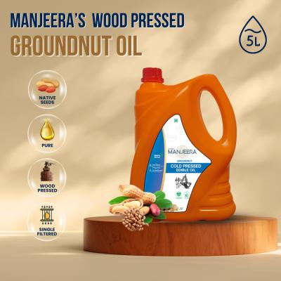 Manjeera’s Wood Pressed Groundnut Oil
